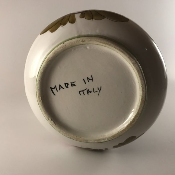 Ceramic Italy Floral Basket - Picture 6 of 6